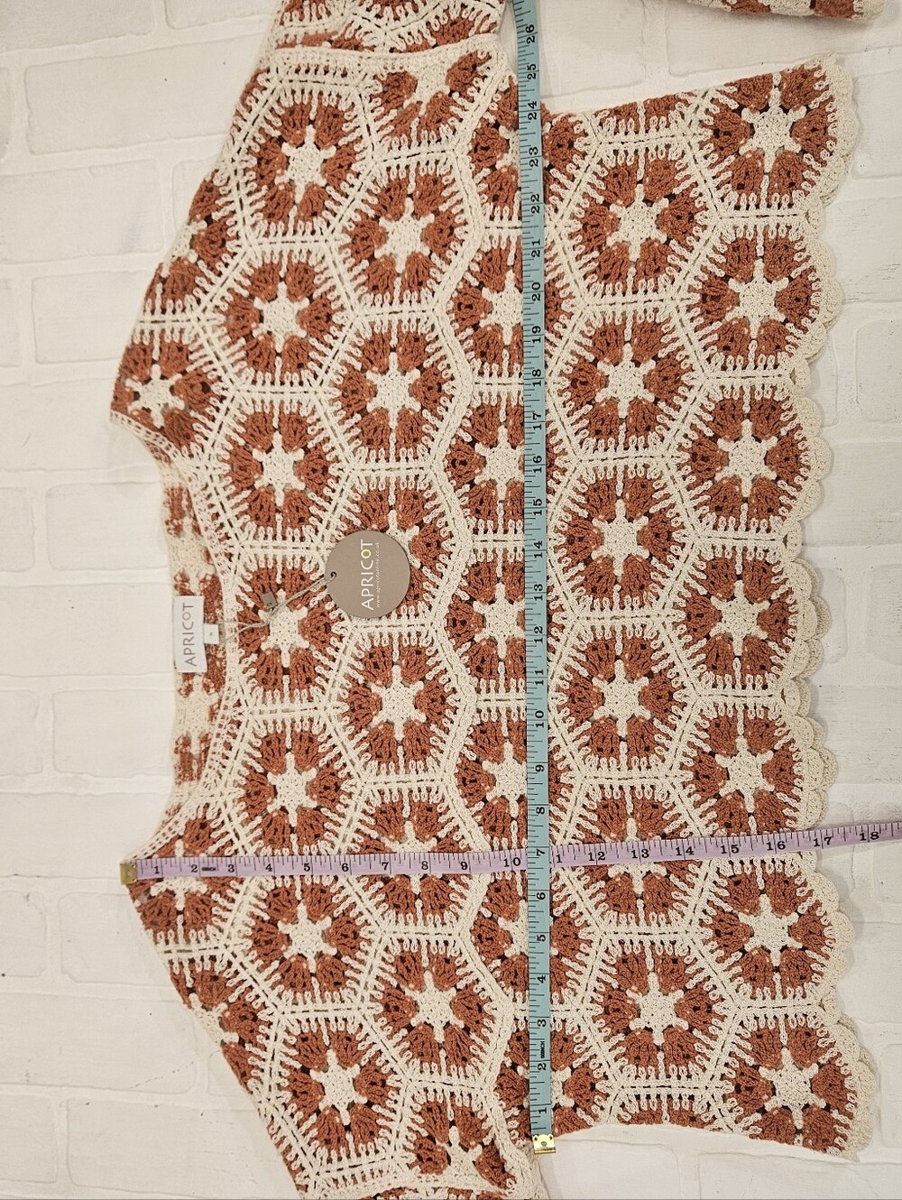 Cotton Blend Crochet Top - Picture 6 of 6